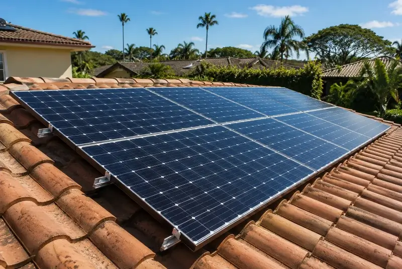 Installation de panneaux solaires à Lancié
